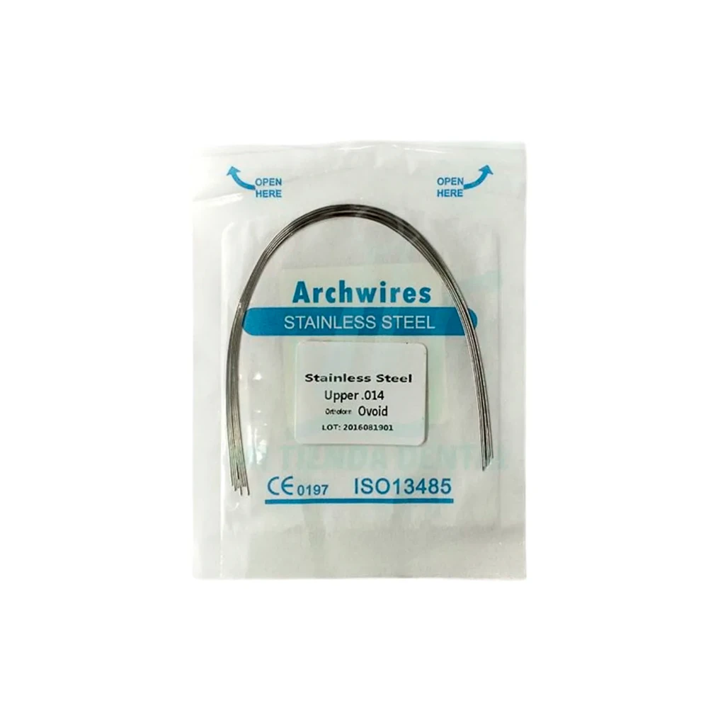 ARCOS DE ACERO 0.22 REDONDOS 012 AL 020 1 PACK DE UNIDADES