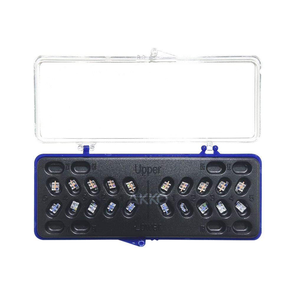 BRACKETS ZAFIRO ROTH/MBT CON GUIAS USA SLOT 0.22 HOOKS 3-4-5 MONO CRYSTALLINE x1 CASO