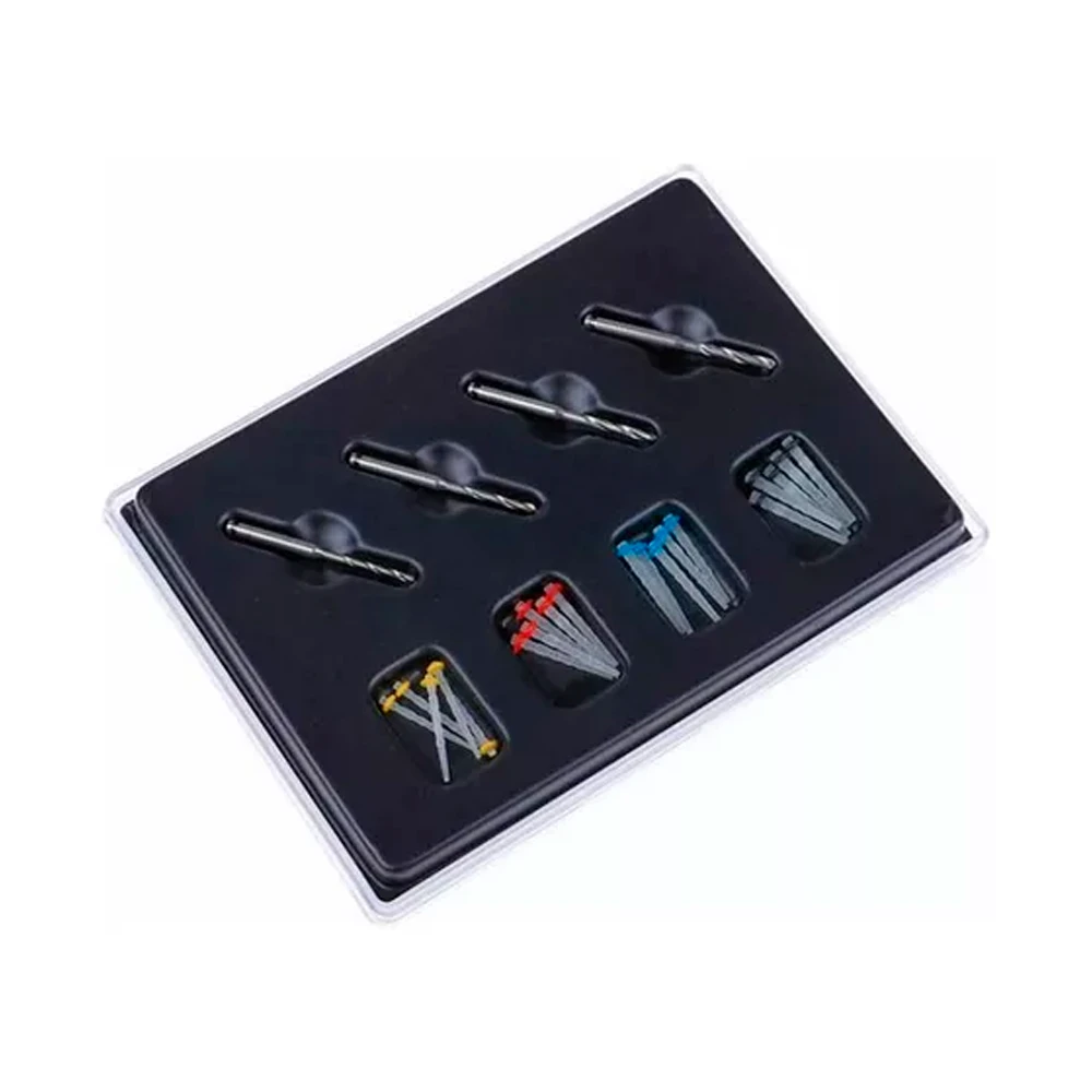KIT DE POSTES FIBRA DE VIDRIO VARIADO + 4 FRESAS